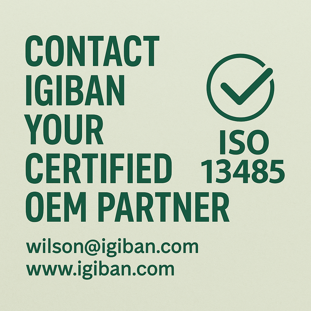 IGIBAN Hydrocolloid ISO-13485, CE, QMS